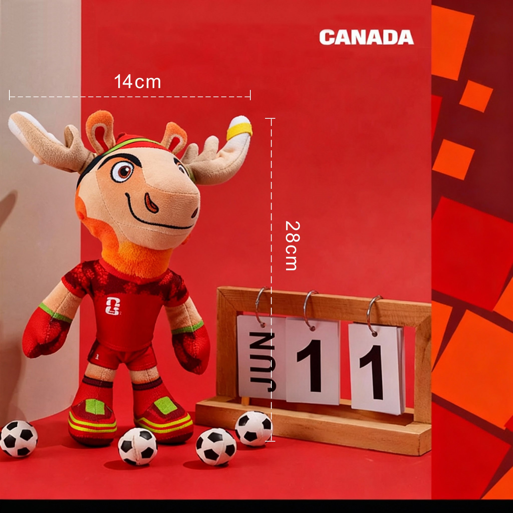 USA x Canada x Mexico 2026 World Cup Mascot Plush