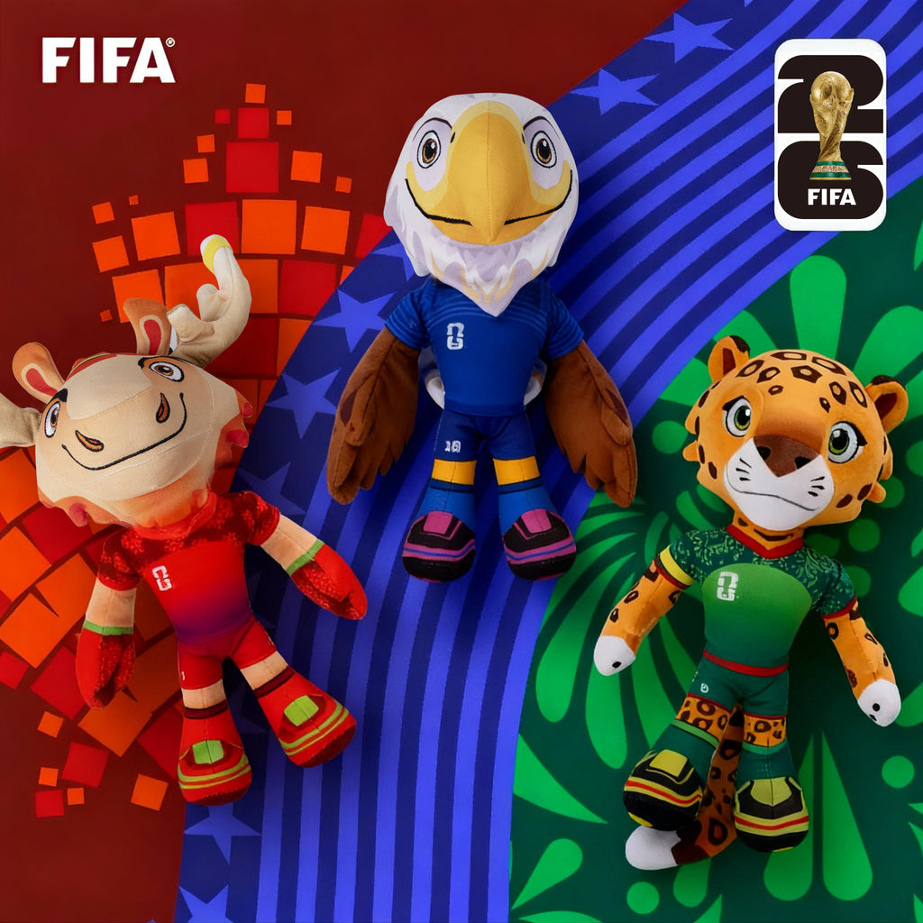 USA x Canada x Mexico 2026 World Cup Mascot Plush